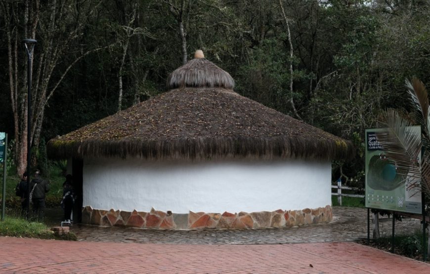 Guatavita. The Offering Raft Lagoon