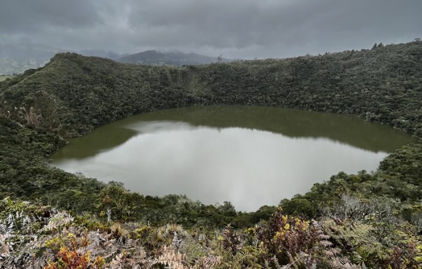 Guatavita. The Offering Raft Lagoon